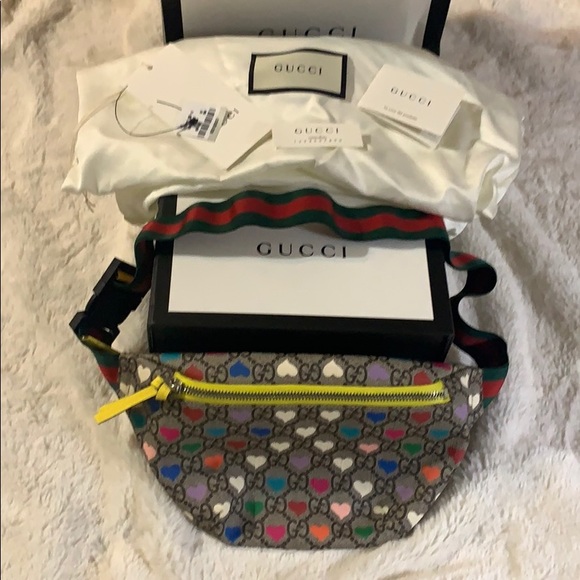 gucci hearts belt bag